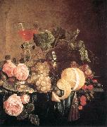 HEEM, Jan Davidsz. de Still-Life with Flowers and Fruit swg France oil painting artist